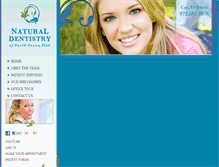 Tablet Screenshot of naturaldentistryofnorthtexas.com